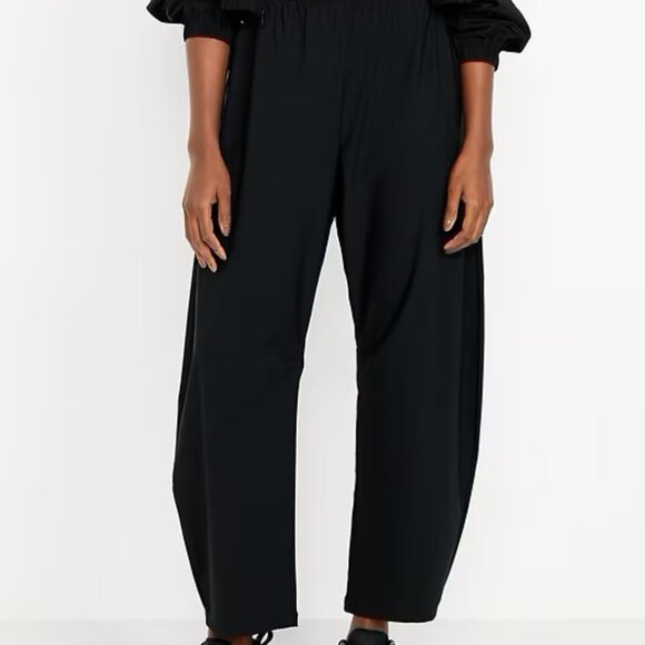 High-Waisted SleekTech Barrel Ankle Pants - Picture 1 of 2